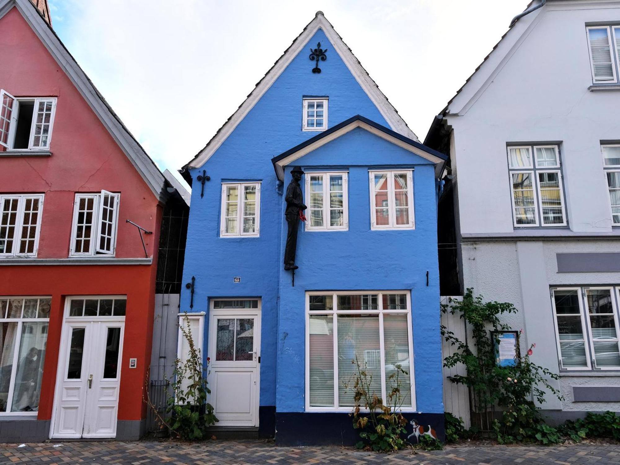 Hafenblick Ferienwohnung In Der Altstadt Mit Parkplatz Фленсбург Екстериор снимка